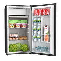 Hamilton Beach réfrigérateur compact de 3,3 pied cubes, Aspect inox Réfrigérateur Compact de 3,3 pied cubes