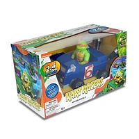 NKOK TMNT Michelangelo Channel 6 RC Car (2403) - Blue/Red