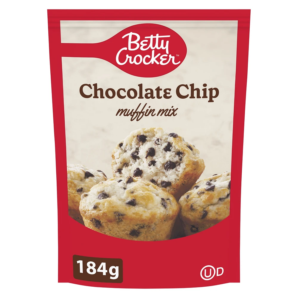 Betty Crocker Muffin Mix Chocolate Chip - Snack Size, 184g, 184g