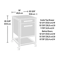 Sauder Briarbrook® Mobile File, Barrel Oak, 430078