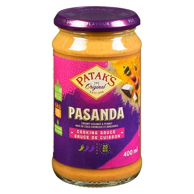 Sauce de cuisson Pasanda de Patak's