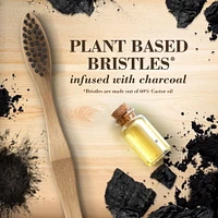 Brosse à dents en bambou Burt’s Bees avec soies imprégnées de charbon 1 unité