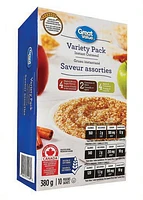 Great Value Variety Pack Instant Oatmeal