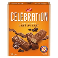 Celebration Leclerc Café au Lait Wafer Cookies, 240 g / Boxed Cookies