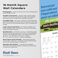 Brush Dance Avant Tout, Un Café 2024 Mur Carré 30.48x60.96 CM, 9781975470524