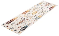 Tapis Lavable ECARPET Boho Chic pour Chambre, Salon, Chambre d'Enfant, Couloir