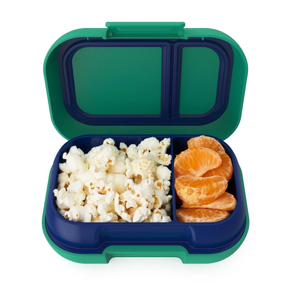 Bentgo Kids Snack Leak-Proof Container - Green/Navy