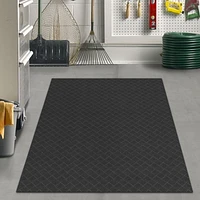 Tapis de sol tout usage en caoutchouc de 3 pi x 4 pi pour l’intérieur et l’extérieur