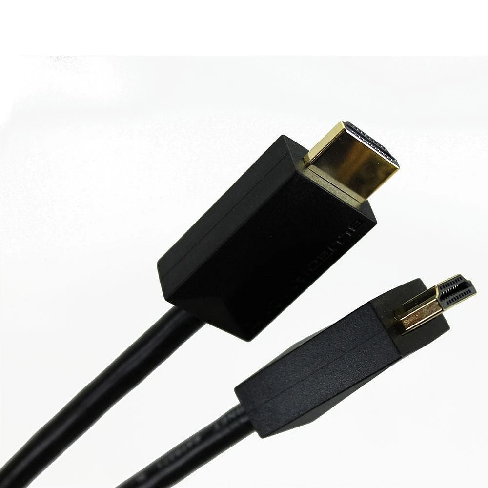 BlueDiamond Plenum Câble HDMI avec Ethernet, évalué CL3, calibre 30 AWG, pour installation dans le mur ou au plafond CSA FT6