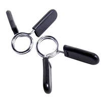 CAP Barbell 1" Standard Chrome Spring Clip Collars, Pair
