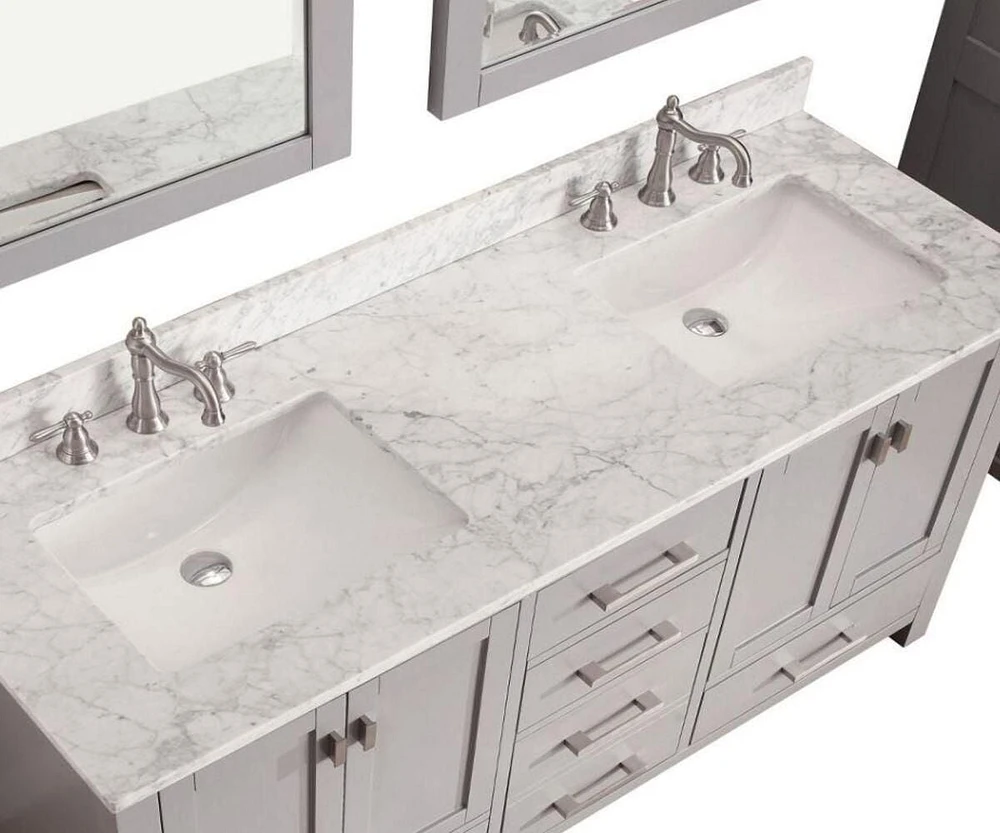 DROP Bath and Kitchen DR091192 Undermount Bathroom Sink Set