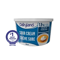 Dairyland Fat Free Sour Cream, 500 mL