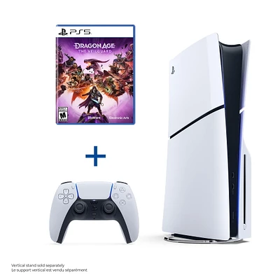 PlayStation®5 console (model group – slim), Play Like Never Before® PLUS DRAGON AGE THE VEILGUARD (PS5)