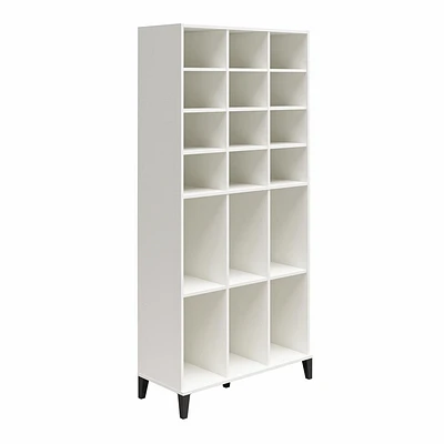 Systembuild Evolution Flex Athletic Shoe Storage Cabinet for Boots & Tennis Shoes, White