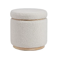 Pouf de rangement Richgrove naturel