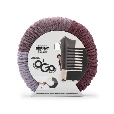 Bernat® Blanket O'Go™ Yarn, Polyester #6 Super Bulky, 10.5oz/300g, 220 Yards