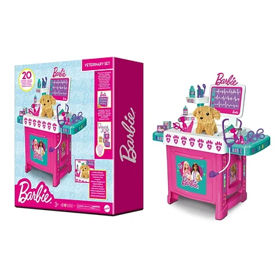Barbie Veterinary set, Included  accessories & stuffed dog