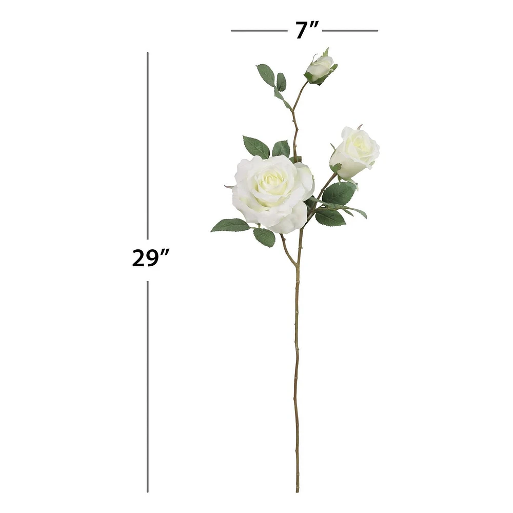 Rose artificielle à longue tige Mainstays