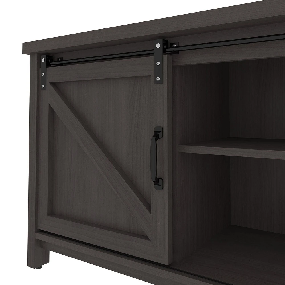 Bestar Isida 58W TV Stand in storm gray