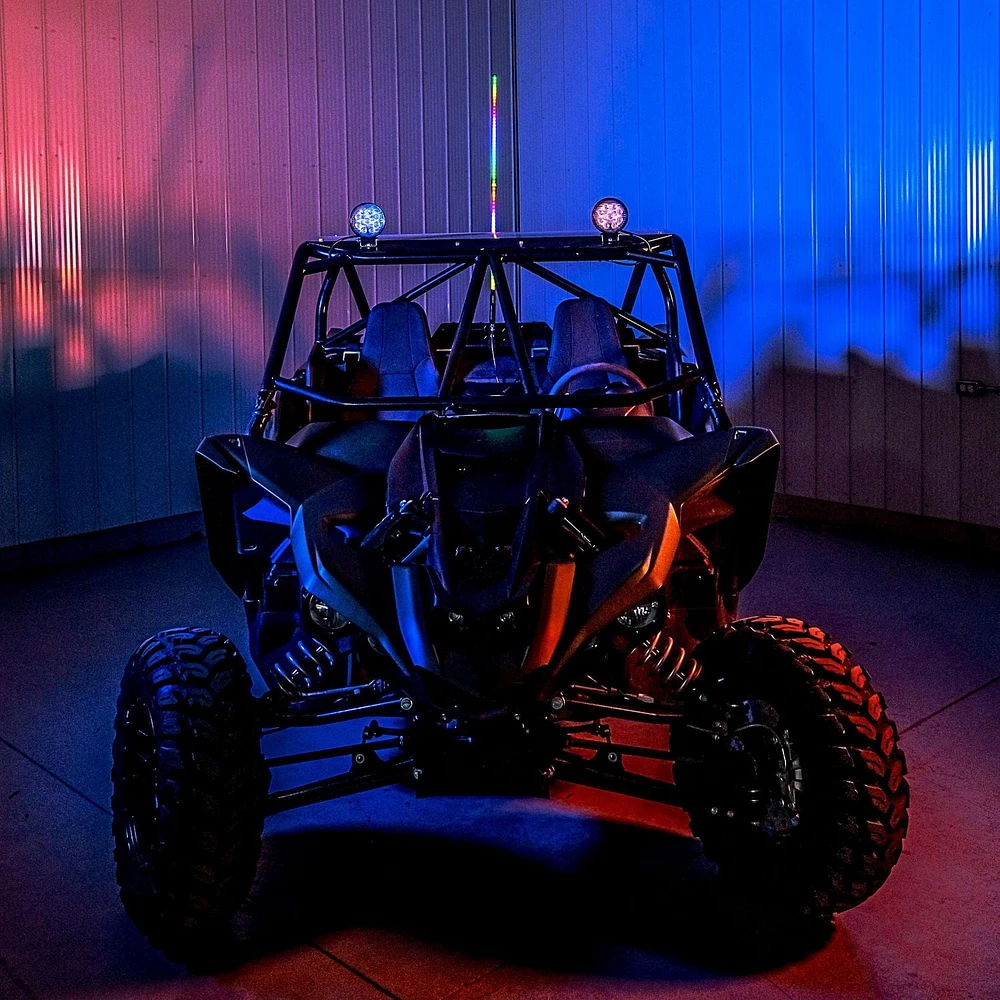 Alpena BriteWhip LED Flo Buggy Whip Rainbow Pole Light