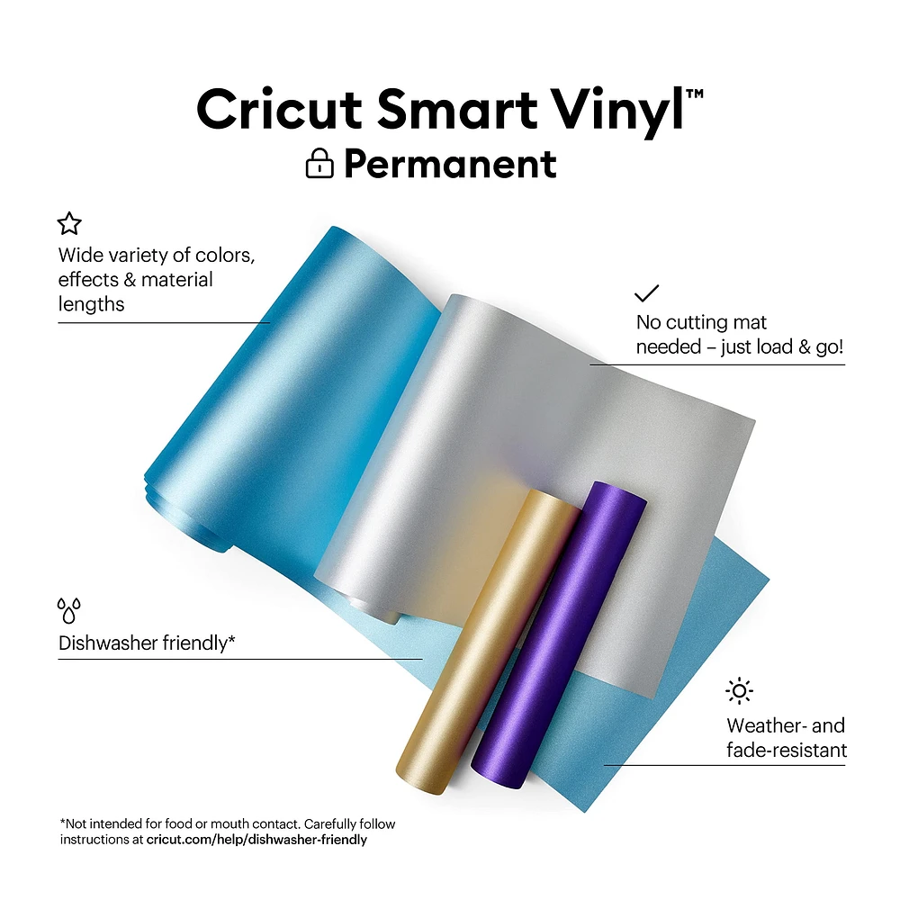 Cricut smart vinyl permanent argent miroitant smart vinyl permanent argent miroitant