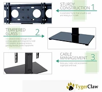 TygerClaw TV Stand Table Top for 32-55" TVs