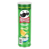 Pringles Sour Cream & Onion Flavour Potato Chips 156 G, 156g