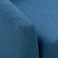 CorLiving Eliza Chaise de baignoire moderne rembourrée de 28 po de largeur avec pattes effilées
