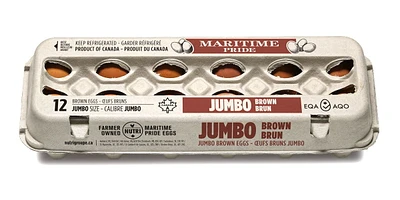 Maritime Pride Jumbo Brown Eggs