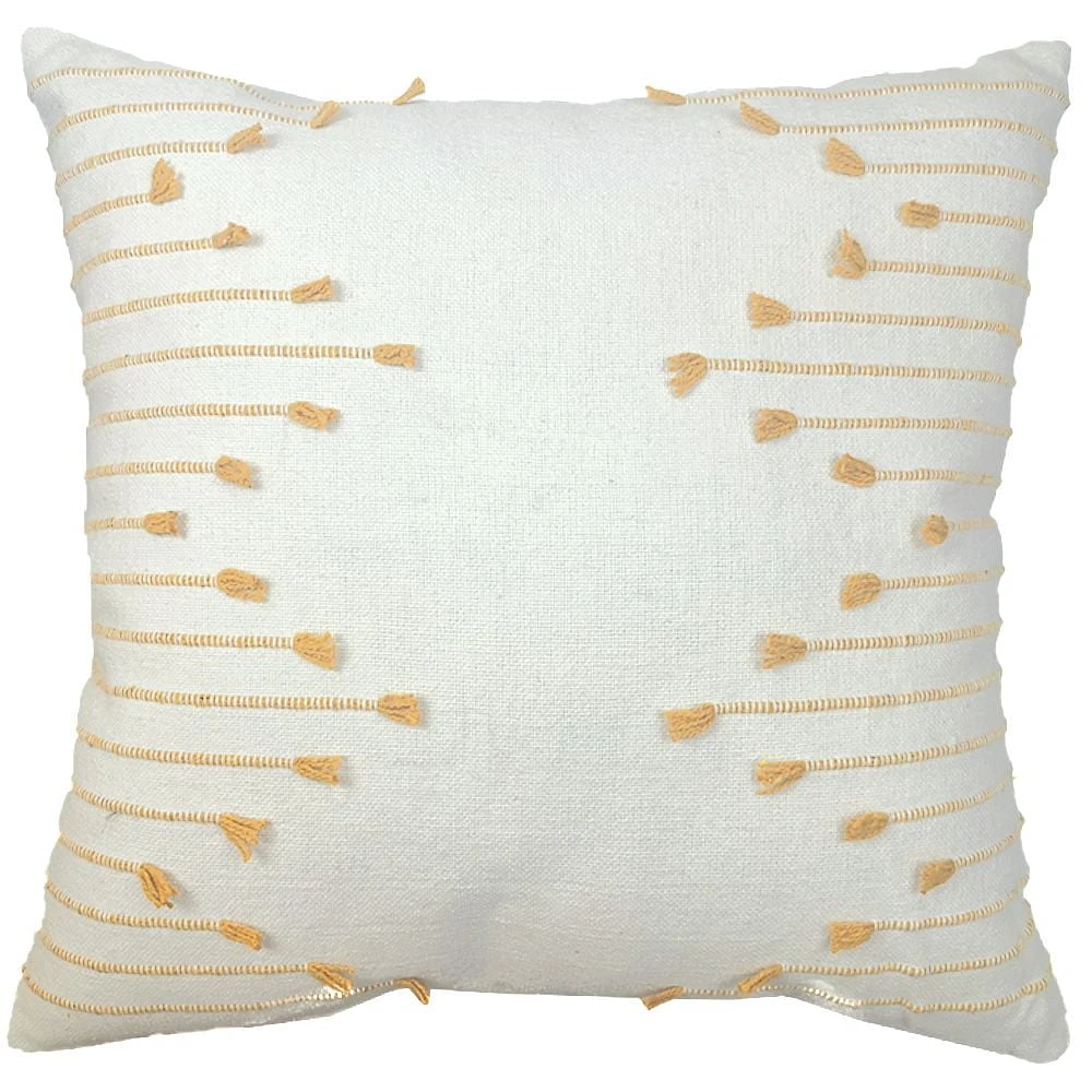 Coussin décoratif jaune alpin hometrends
