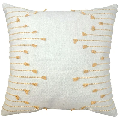 Coussin décoratif jaune alpin hometrends