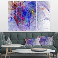 Designart Texture psychédélique mystique bleue Art mural sur toile