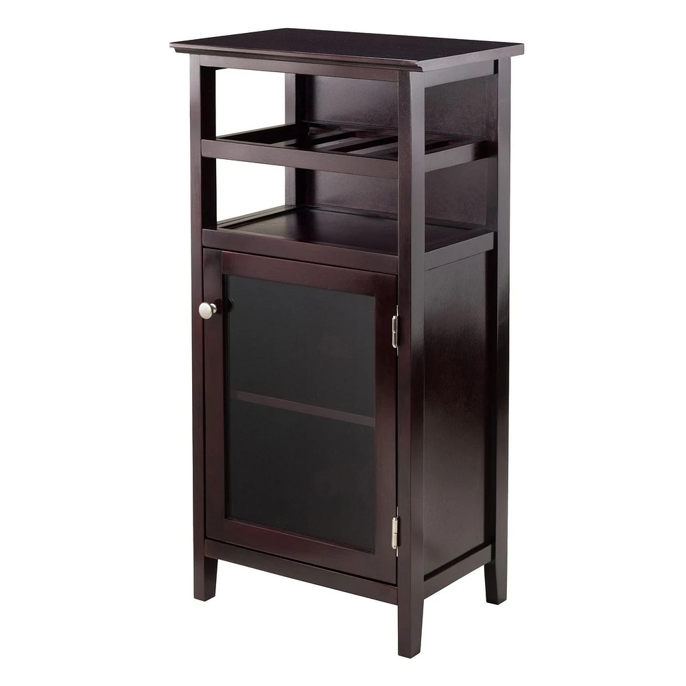 Winsome Alta Wine Cabinet in Espresso Finish - 92119
