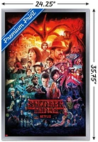 Netflix Stranger Things - Trois saisons une feuille