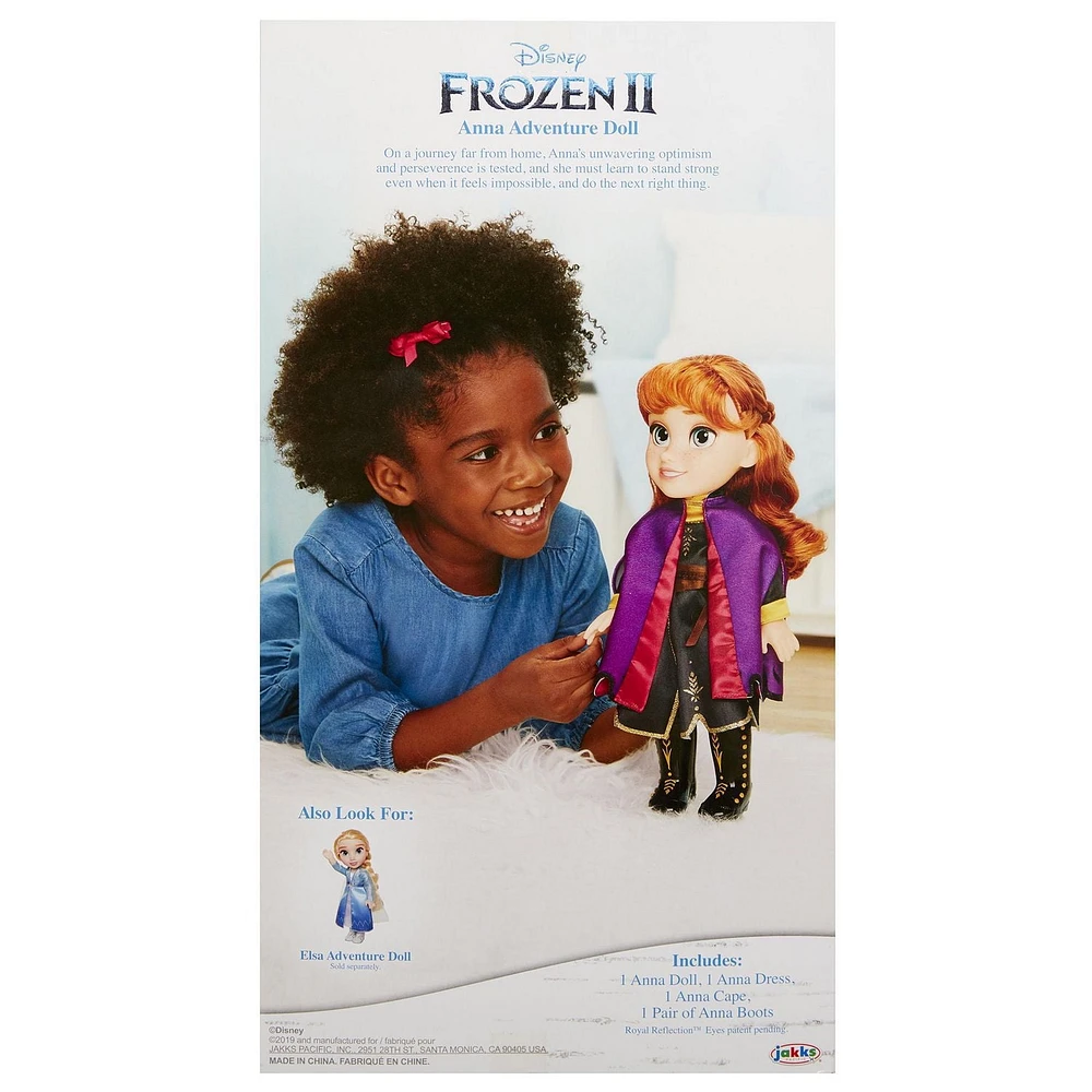 Poupée d'aventure Anna de la reine des neiges 2