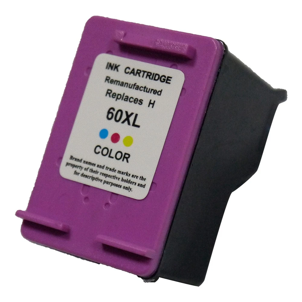 L-ink Compatible HP 60XL High Yield Tri-colour Ink Cartridge (CC644AN)