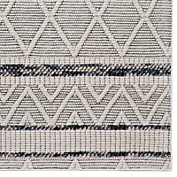 Tapis Mirage Novi crème et gris de 5 pi x 7 pi