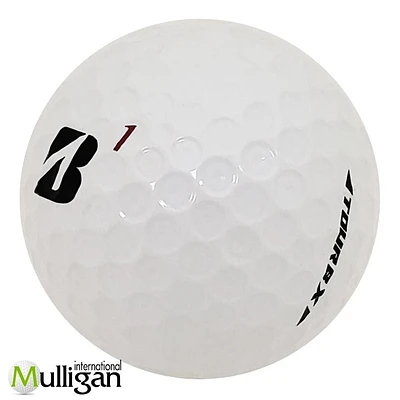Mulligan - 96 balles de golf récupérées Bridgestone Tour B X (B) 4A , Blanc