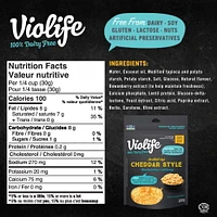 Violife Dairy Free Cheddar Style Shreds 200g, VIOLIFE VEGAN CHEDDAR SHRD 200g