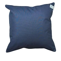 Boston Extérieur Cabana Stripe Étanche Coussin Bleu Marine 18 X 18 - Ensemble De 2