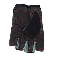 Gants de musculation GoZone – Style traditionnel – P/M – Noir/rouge Conception mi-doigt