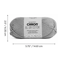 Caron® All Day Cotton™  #4 Moyen Coton Fil, 3.5oz/100g 173 Yards