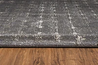Tapis Bijou Illusion marine et beige de 5 pi x 7 pi 6 po