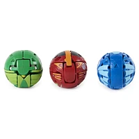 Starter Pack Bakugan, Coffret de 3, Fenneca Ultra, Figurines articulées Geogan Rising à collectionner