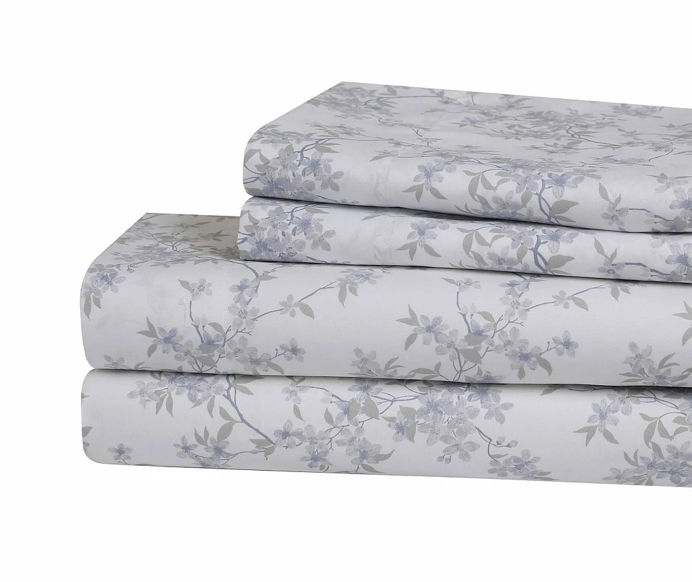 Ensemble de draps en microfibre imprimé de haute qualité 4 pièces