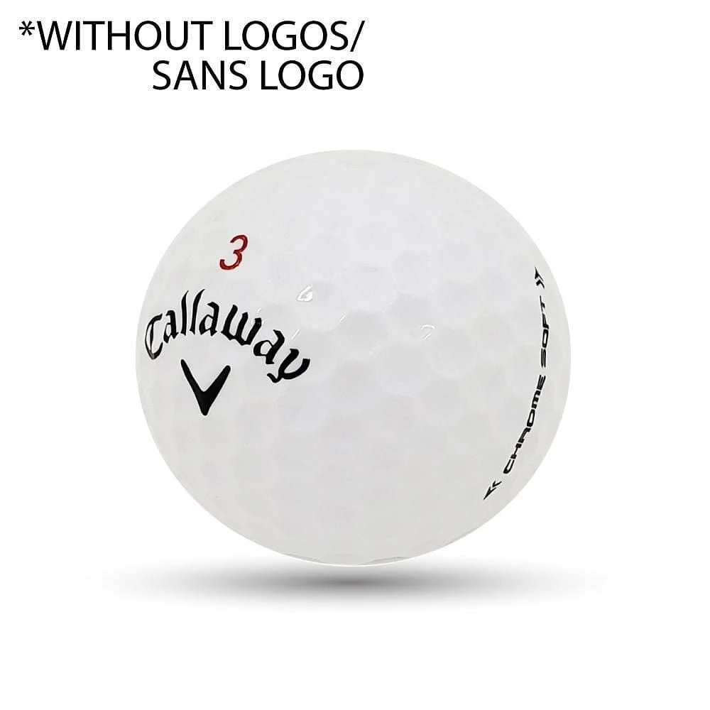 Mulligan - 36 balles de golf récupérées Callaway Chrome Soft 5A Pristine, Blanc