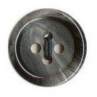 La Vogue 25 mm 4-Hole Button - Dark Grey, La Vogue buttons and closures offer you the most fashionable and contemporary assortment of styles and colours.