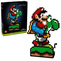 LEGO Super Mario Super Mario World: Mario & Yoshi, Nintendo Figure, Collectible Set for Adults, 71438