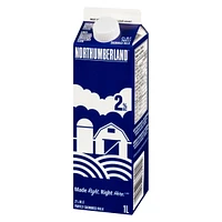 Northumberland Partly Skimmed 2% Milk, 1 L