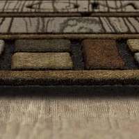 Mohawk Home – Tapis d’entrée multicolore Drifted Nature, 46 x 76 cm (1 pi 6 po x 2 pi 6 po)